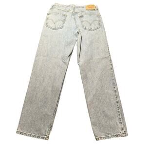 Levis 550 Jeans Mens 33x32 Blue Relaxed Fit Straight Leg Denim Light Wash Y2K